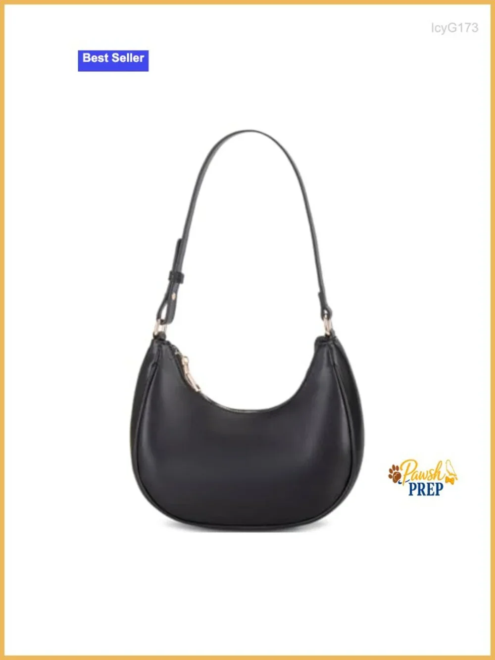 Crescent Hobo Bag Women Cute Purse PU Leather Shoulder Tote Underarm Mini